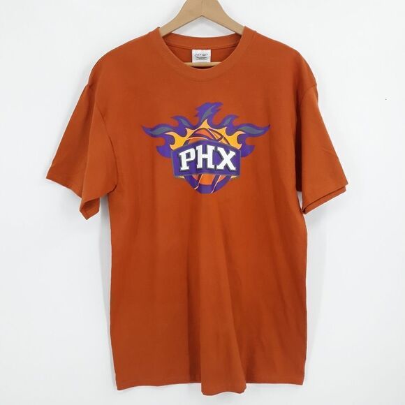 Vintage 90's Phoenix Suns T-shirt Flame Emblem Coors Light Logo Short Sleeve - Picture 2 of 11